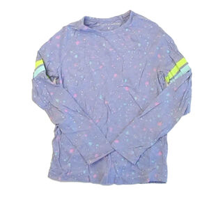 Rockets Of Awesome Girls Purple | Dots Long Sleeve T-Shirt size: 8 Years